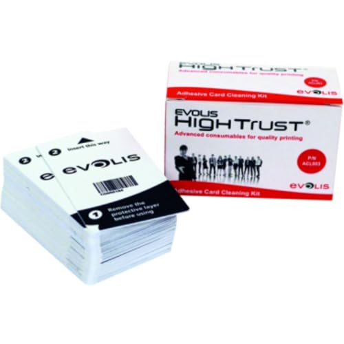 Evolis Cleaning Cards, 50 pcs for: Zenius/Primacy, 201800, 534-202 (for: Zenius/Primacy Uuse for: Cleaning Roller)