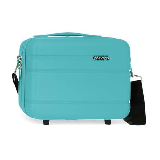 Movom Galaxy Neceser Adaptable con Bandolera Verde 29x21x15 cms Rígido ABS 9,14L