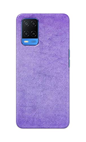 Image of Plain Purple Hard Back Case Cover for Oppo A54 Back Cover -(J5) VNS2226