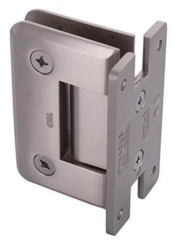 C.r. Laurence P1N037Bn Crl Brushed Nickel Pinnacle 037 Series Wall Mount Full Back Plate Standard Hinge #TOP2