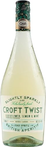 Croft Twist Elderflower, Lemon and Mint Sparkling Wine, 75cl