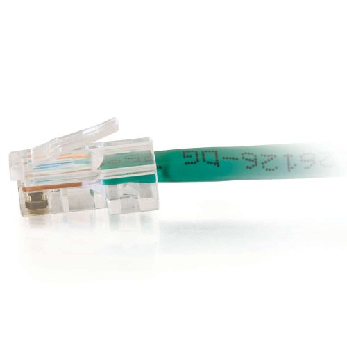 Image of C2G 00944 Cat5e Cable - Non-Booted Unshielded Ethernet Network Patch Cable, Green (6 Inches)