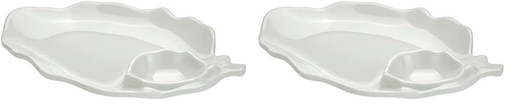 HARMONY Melamine,White - Plates & Dishes (Pack of 2)