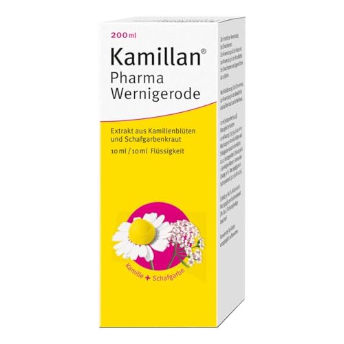 Kamillan Pharma Wernigerode 200 ml Natürliche Pflanzenkraft aus Kamille und Schafgarbe für Haut Schleimhäute und Magen-Darm-Beschwerden
