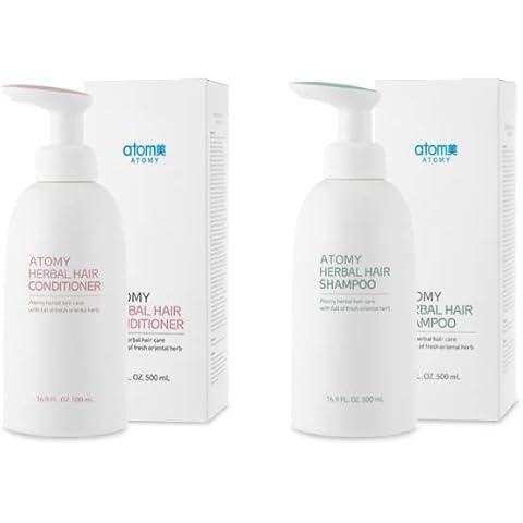 Herbal Hair Care Low pH Deep Cleansing Shampoo 500ml + Full of Nutrients, Smooth and Shiny Conditioner 500ml Cover