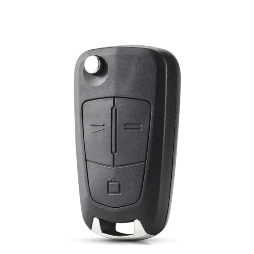 Boîtier plip de rechange pour clé Opel Astra H Corsa D coque 3 boutons vide sans circuit