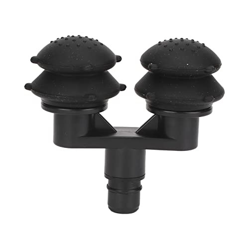 Cabezal de Pistola de Masaje, Cabezal de Repuesto para Masajeador de 0,7 Pulgadas Diámetro Exterior Silicona Inodoro Relajación Muscular Accesorio para Masaje Cabezal Fascia