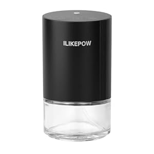 Aromatherapy Essential Oil Diffuser, Waterless Portable USB Rechargeable Mini Oil Diffuser for Car, Office and home with Time Setting and 7 Colours LED Lights