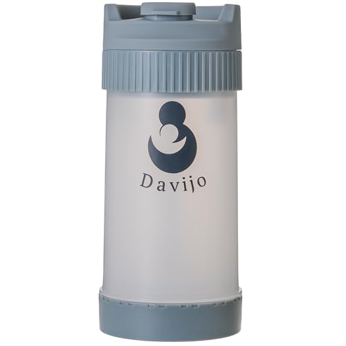 Image of Davijo Formula Dispenser - Completely Replaces Hand Scooping - Fill The Desired Portion with just a Few clicks - Formula Container to go - 10ounces Baby Milk Powder Storage