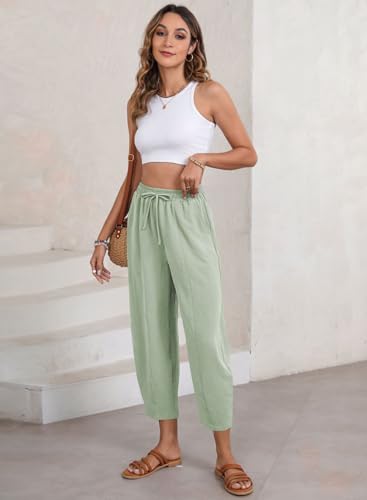 Image of EVALESS Women's High Waisted Wide Leg Palazzo Trousers