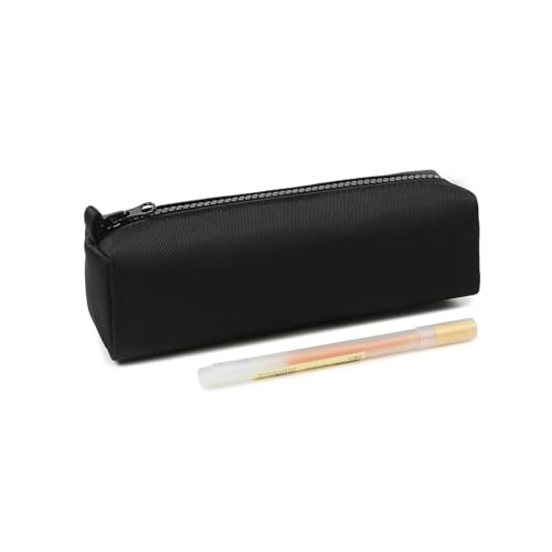 Image of Pencil Case Lightweight and Durable Ideal Pencil Pouch for School and Office Supplies (Black,Oxford)