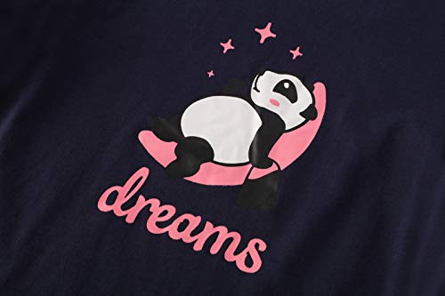 Big Girls Pajamas Set Cut Cartoon Summer Short Sleeve with Short Pants Sleepwear Size 12 14 163