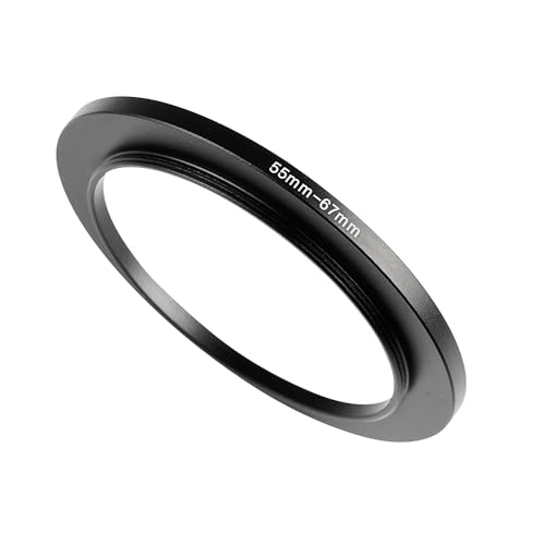 Image of 55-67mm Step-Up Ring Adapter, 55mm to 67mm Step Up Filter Ring for 55mm Lens Install 67mm ND CPL UV Camera Lens Filter(55mm-67mm)
