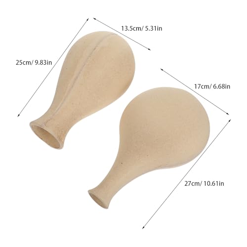 Vase en Bois Composite Minimaliste pour sublimer vos fleurs séchées sans eau - 3