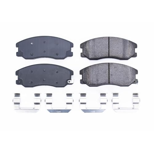 Image of PowerStop Front Brake Pads for Chevrolet Captiva Sport 2012-15 |Equinox 2007-09 |Pontiac Torrent 2007-09 |Saturn Vue 2008-10 - Z17 Ceramic Brake Pads with Installation Hardware, 17-1264