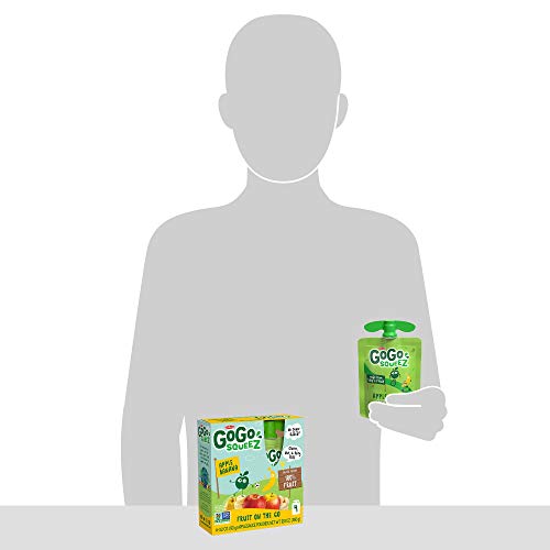 image for GoGo squeeZ Fruit on the Go, Apple Banana, 3.2 oz. (48 Pouches) - Tast