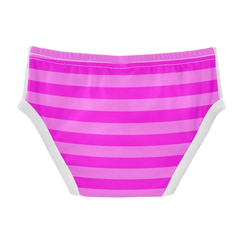 Pink Purple Stripe Toddler Boy's Underwear 2T2