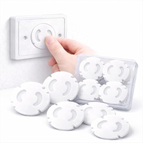 VIVALUXE Bebek Çocuk Priz Koruma Kapağı (12 Adet) Çocuk Güvenliği İçin Priz Muhafazası, Darbeye Dayanıklı Priz Kapatıcı, Kolay Tak-Çıkar, Ev ve Kreş Kullanımına Uygun