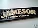 Jameson Pub Mat -Black and Tan with Arched Logo