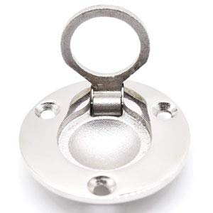 MARINE CITY Round 316 Stainless Steel Flush Hatch Lifting Ring/Deck Hatch Pull Handle (1-Pcs)