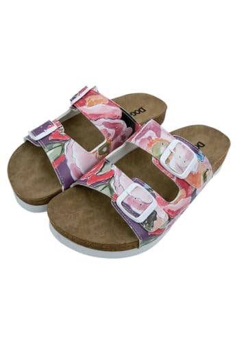 Sandale Stella DOGO pour femme en toile imprimée originale