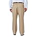 Haggar Men's Big-Tall Cool Gabardine Plain Front Pant, British Khaki, 60x30