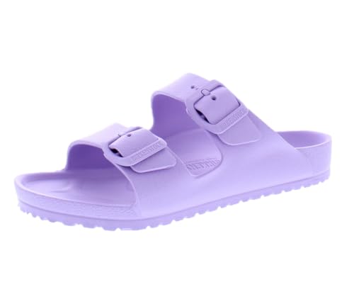 Image of Birkenstock Arizona EVA Essentials (Toddler /Little Big Kid) Sandal, Crocus, 3-3.5 Narrow US Unisex