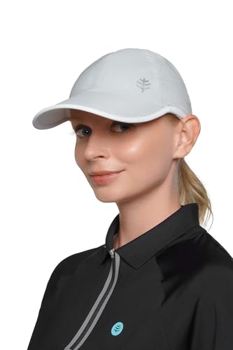Unisex Sport Cap - UPF 50+ Sun Protection - Lenny in Silver/White