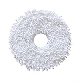 Paquete de 4 paños de fregona y cepillos laterales compatibles con Eureka V15 Pro, J15, Ultra J15 y para robot aspiradoras Ultra-WH, microfibra suave (1)