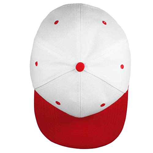 Image of Gelante Plain Blank Flat Brim Adjustable Snapback Baseball Caps Wholesale LOT 12 Pack