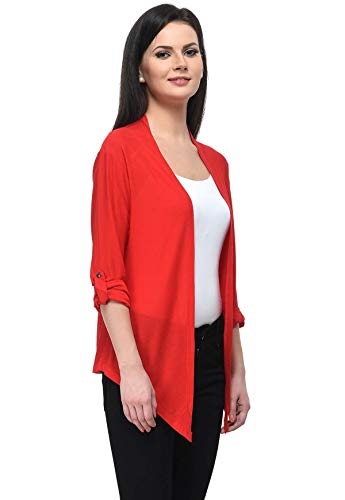 Image of Frenchtrendz Womens's Viscose Crepe Shrug(Size: XS-4XL)