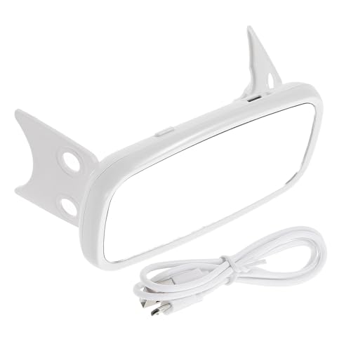 Toyvian Lámpara LED para Uñas de Gel de Color Claro, Luz Secadora Rápida y Plegable para Manicura DIY en Casa, Accesorio de Esmalte de Uñas de Plástico Simple y Portátil