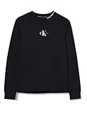 calvin klein jeans jacke  Calvin Klein Jeans Herren Center Monogram Crew Neck Pullover, Black, XS