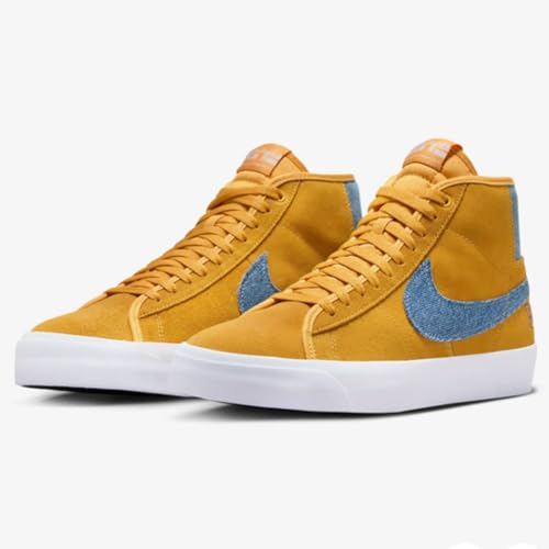 Nike Zoom Blazer Mid Pro GT Men's Shoes (FD0269-700, University Gold/University Gold/White/Game Royal)2