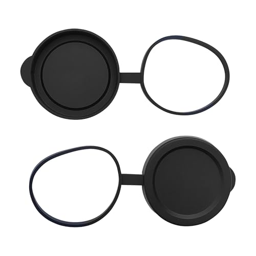 50mm Binocular/Monocular Objective Lens Caps Internal Diameter 61.5-64mm Rubber Cover Set Black
