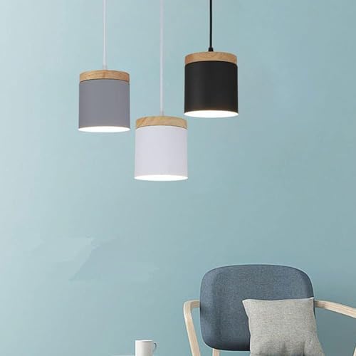 Lámpara de araña de metal industrial moderna compatible con comedor y techos altos 4