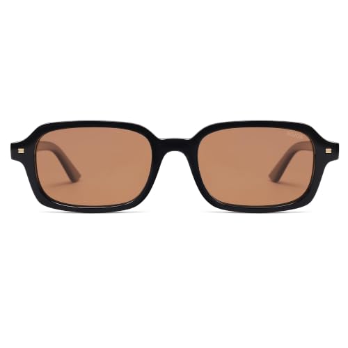 Image of SOJOS Trendy Rectangle Polarized Sunglasses Womens Mens SJ2610