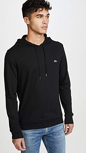 Lacoste Long Sleeve Hoodie Jersey Tee W/ Central Pocket, Th9349 Shirt3