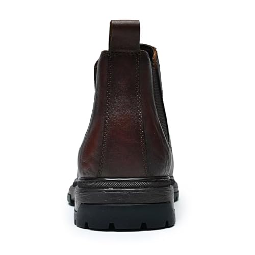 Image of Men's Chukka Boots Genuine Leather Ankle Boot for Men Classic Casual Oxford Style Footwear