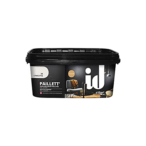Peinture de finition mate paillettée PAILLETT 2L CINETTA - ID Paris