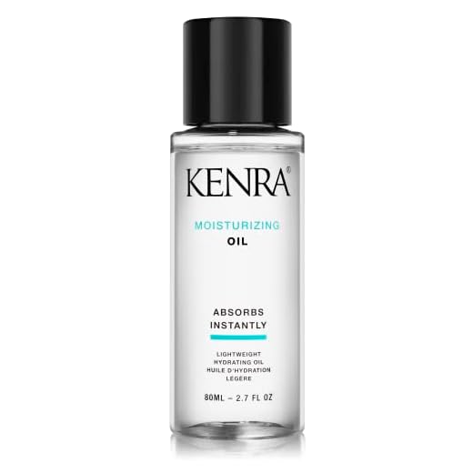 Kenra Moisturizing Oil | Lightweight Hydrating Oil | Absorbs Instantly | Multipurpose Oil For Treating, Styling, & Finishing | Provides Thermal Protection | All Hair Types | 2.7 fl. Oz