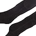 CHICIRIS Rechargeable Heated Socks, Electric Heated Socks Size Cotton Material for Skiing (Black