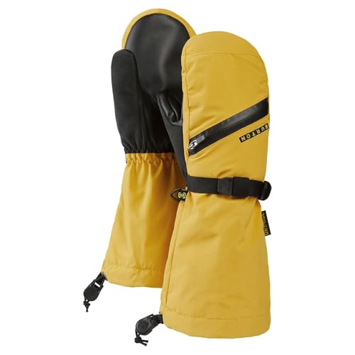Mouffles Vent Burton Garçon Jaune pour les Sorties Ski en Famille