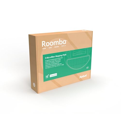 Image of iRobot Authentic Replacement Parts - Washable Mop Pads Roomba 105 Combo & Roomba Combo Essential Robots, 3-Pack