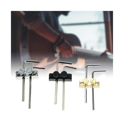 Support de clé de tête de guitare finition dorée haute précision - 5