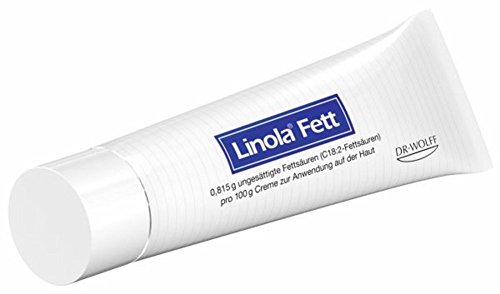 Crema hidratante Linola Fett, ideal para tratar las pieles muy secas, agrietadas o con picazón, como la dermatitis 50 g.