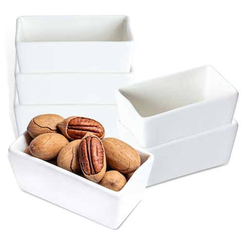 SIBAO 6 Pack Ceramic Sugar Packet Holders,5oz Tea & Sugar Bag Bowl, Sweetener Dispenser For Cafe, Restaurant,Kitchen