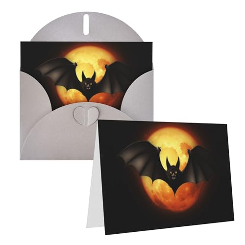 Cartes de vœux Halloween et toutes occasions avec enveloppes pour vos messages