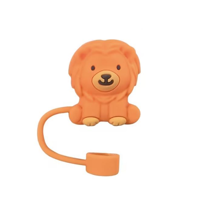 Süße Strohhalm-Abdeckung Für Stanley Becher – 10 Mm Silikon, Meerestier-Design, Waschbar