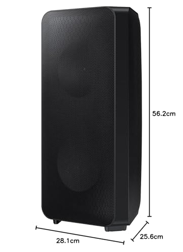 Samsung Sound Tower MX-ST40B 160 W, bidirektionaler Sound, Akku (12 Std.), IPX5